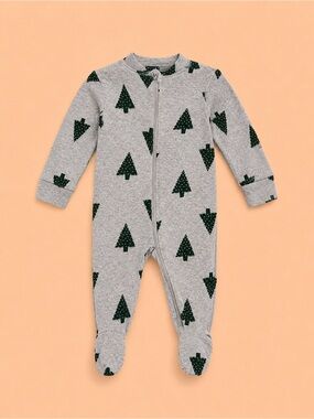 🐻 LITTLE EARTHLING TREE ONESIE